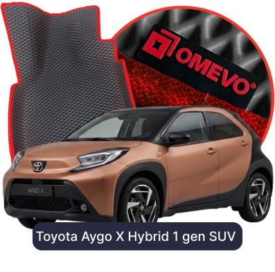 EVA bilgummimåtter OMEVO til Toyota Aygo X Hybrid 1 gen SUV (2022-2026)