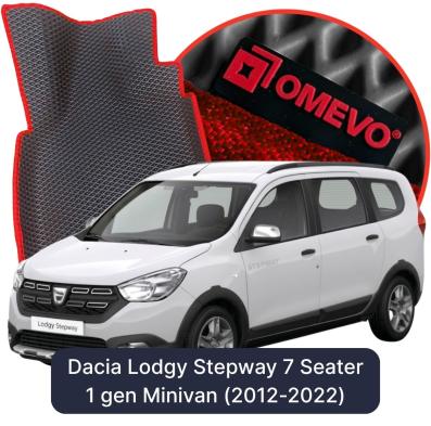EVA bilgummimåtter OMEVO til Dacia Lodgy Stepway 7 Sæder 1 gen Minivan (2012-2022)