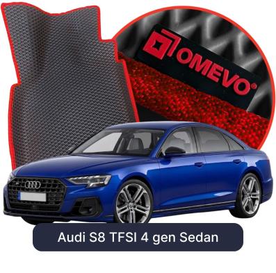 EVA bilgummimåtter OMEVO til Audi S8 TFSI 4 gen Sedan (2018-2026)