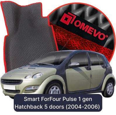 EVA bilgummimåtter OMEVO til Smart ForFour Pulse 1 gen Hatchback 5 døre (2004-2006)