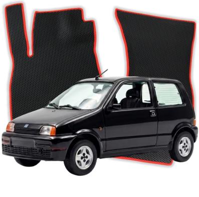 EVA bilgummimåtter OMEVO til Fiat Cinquecento 1 gen Hatchback 3 døre (1991-1998)