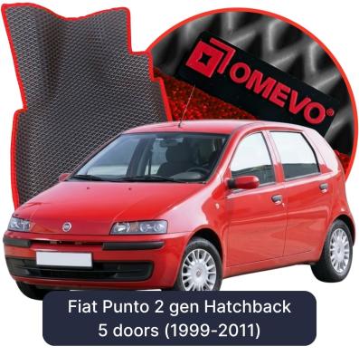 EVA bilgummimåtter OMEVO til Fiat Punto 2 gen Hatchback 5 døre (1999-2011)