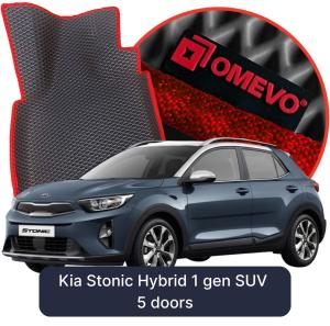 OMEVO 5D Pro EVA Bilmåtter til Kia Stonic Hybrid 1 gen SUV 5 døre (2017-2026)