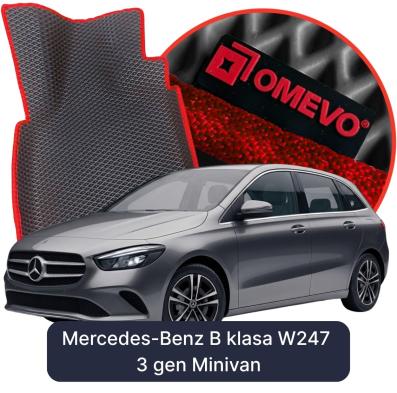 EVA bilgummimåtter OMEVO til Mercedes-Benz B-Klasse W247 3. gen Minivan (2018-2025)