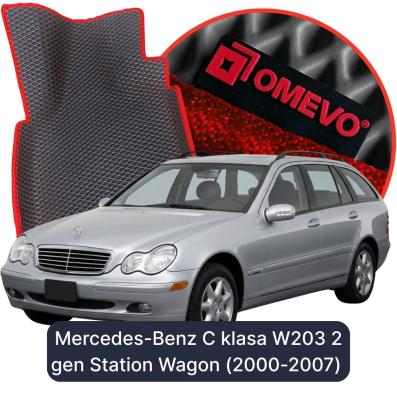 EVA bilgummimåtter OMEVO til Mercedes-Benz C klasa W203 2 gen Stationcar (2000-2007)