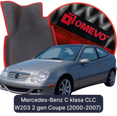 EVA bilgummimåtter OMEVO til Mercedes-Benz C klasa CLC W203 2 gen Coupe (2000-2007)