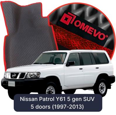 EVA bilgummimåtter OMEVO til Nissan Patrol Y61 5 gen SUV 5 døre (1997-2013)