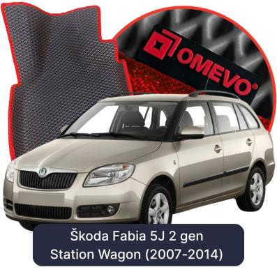 EVA bilgummimåtter OMEVO til Škoda Fabia 5J 2 gen Stationcar (2007-2014)