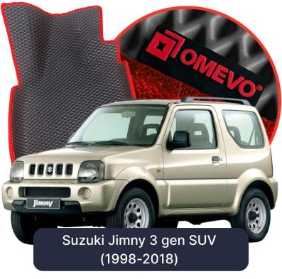 EVA bilgummimåtter OMEVO til Suzuki Jimny 3 gen SUV (1998-2018)