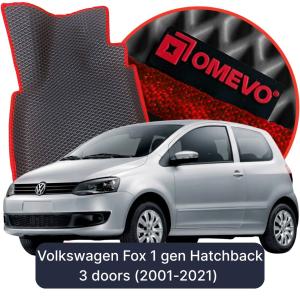 OMEVO 5D Pro EVA Bilmåtter til Volkswagen Fox 1 gen Hatchback 3 døre (2001-2021)