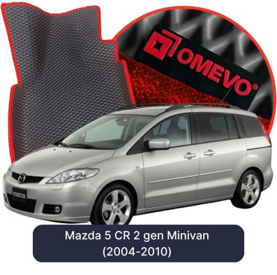 EVA bilgummimåtter OMEVO til Mazda 5 CR 2 gen Minivan (2004-2010)