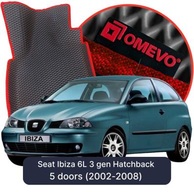 EVA bilgummimåtter OMEVO til Seat Ibiza 6L 3 gen Hatchback 5 døre (2002-2008)