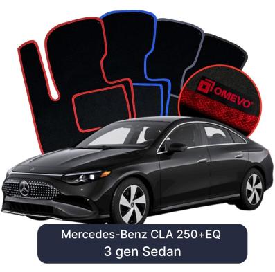 Velour-bilmåtter OMEVO til Mercedes-Benz CLA 250+EQ 3 gen Sedan (2025-2026) 