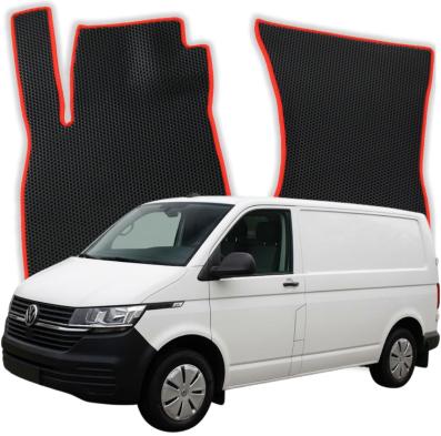 EVA bilgummimåtter OMEVO til Volkswagen e-Transporter 3 Sæder Kassevogn T6.1 6 gen Varevogn (2019-2021)