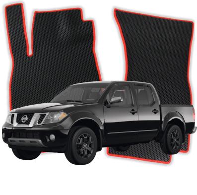 EVA bilgummimåtter OMEVO til Nissan Frontier Pro-4x Crew Cab D40 2 gen Pick-up 4 døre (2004-2021)