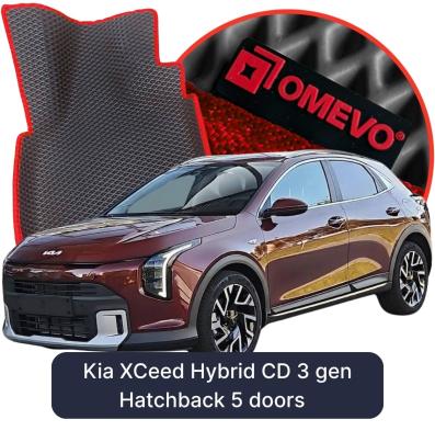 EVA bilgummimåtter OMEVO til Kia XCeed Hybrid CD 3 gen Hatchback 5 døre (2019-2026)