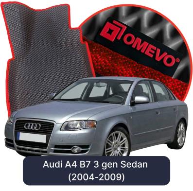 EVA bilgummimåtter OMEVO til Audi A4 B7 3 gen Sedan (2004-2009)
