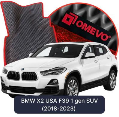EVA bilgummimåtter OMEVO til BMW X2 USA F39 1. gen SUV (2018-2023)