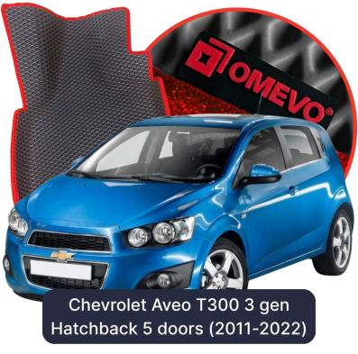 EVA bilgummimåtter OMEVO til Chevrolet Aveo T300 3. gen Hatchback 5 døre (2011-2022)