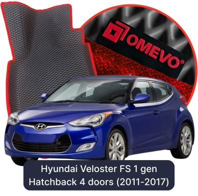 EVA bilgummimåtter OMEVO til Hyundai Veloster FS 1 gen Hatchback 4 døre (2011-2017)   