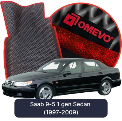 EVA bilgummimåtter OMEVO til Saab 9-5 1 gen Sedan (1997-2009)