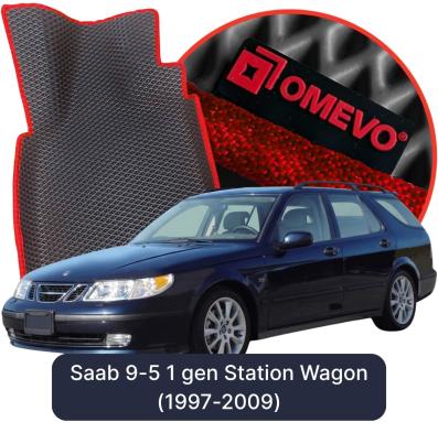 EVA bilgummimåtter OMEVO til Saab 9-5 1 gen Stationcar (1997-2009)   