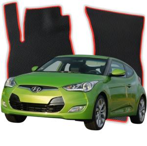 OMEVO EVA Bilmåtter® til Hyundai Veloster Style FS 1 gen Hatchback 4 døre (2011-2017)   