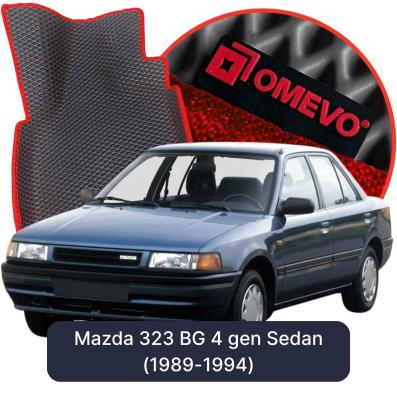 EVA bilgummimåtter OMEVO til Mazda 323 BG 4 gen Sedan (1989-1994)