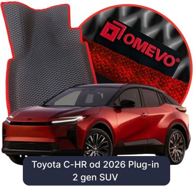 EVA bilgummimåtter OMEVO til Toyota C-HR od 2026 Plug-in 2 gen SUV (2023-2026)