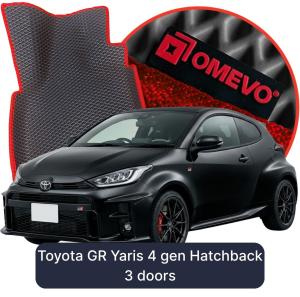 OMEVO 5D Pro EVA Bilmåtter til Toyota GR Yaris 4 gen Hatchback 3 døre (2020-2026)