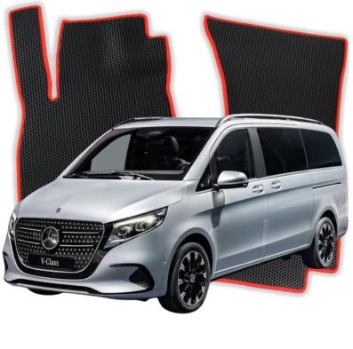 EVA bilgummimåtter OMEVO til Mercedes-Benz V klasa Long 7 Sæder 300D 4 gen Varevogn 5 døre (2023-2026)