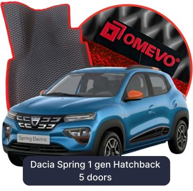 EVA bilgummimåtter OMEVO til Dacia Spring 1. gen Hatchback 5 døre (2021-2025)