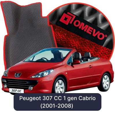 EVA bilgummimåtter OMEVO til Peugeot 307 CC 1 gen Cabrio (2001-2008)