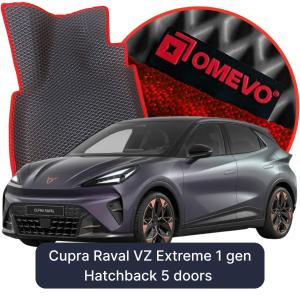 OMEVO 5D Pro EVA Bilmåtter til Cupra Raval VZ Extreme 1 gen Hatchback 5 døre (2026-2027)