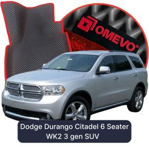 OMEVO 5D Pro EVA Bilmåtter til Dodge Durango Citadel 6 Sæder WK2 3 gen SUV (2010-2026)