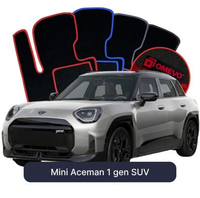 Velour-bilmåtter OMEVO til Mini Aceman 1 gen SUV (2024-2027) 