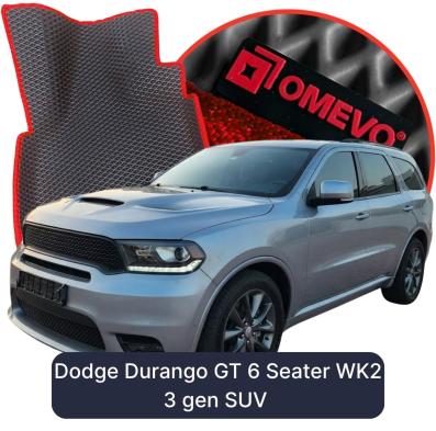 EVA bilgummimåtter OMEVO til Dodge Durango GT 6 Sæder WK2 3 gen SUV (2010-2026)