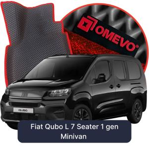 OMEVO 5D Pro EVA Bilmåtter til Fiat Qubo L 7 Sæder 1 gen Minivan (2026-2026)