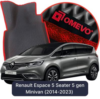 EVA bilgummimåtter OMEVO til Renault Espace 5 Sæder 5 gen Minivan (2014-2023)