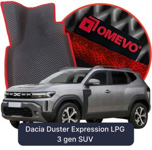 OMEVO 5D Pro EVA Bilmåtter til Dacia Duster Expression LPG 3 gen SUV (2024-2026)